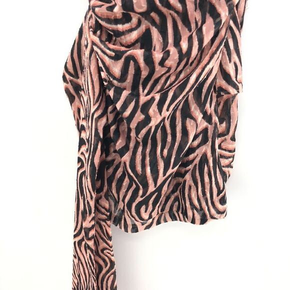 DUNDAS x REVOLVE Lana Mini Dress in Natural Zebra - Picture 7 of 12